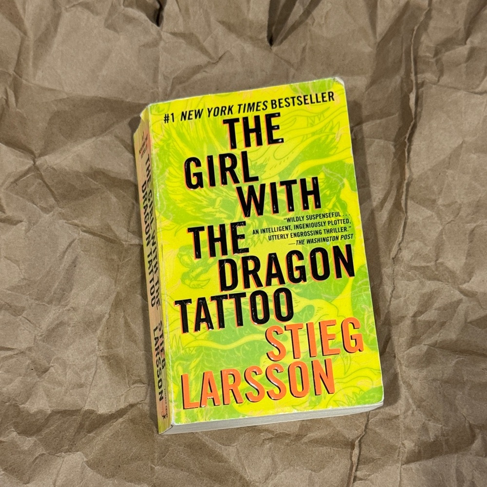 The Girl with the Dragon Tattoo by Stieg Larsson (Paperback Book)